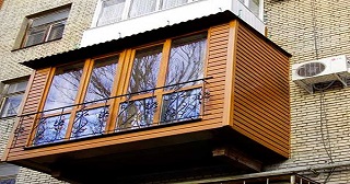 Внешняя отделка балкона Шатура цена от 1046 руб. м/2.