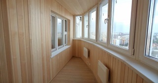 Отделка, остекление, утепление балконов в Шатуре от 210 руб. м/2.
